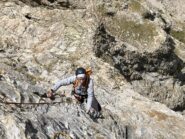 Francuzzo in uscita dal favoloso terzo tiro della parte superiore