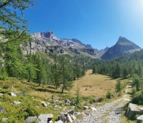 il pizzo delle Piodelle a sinistra