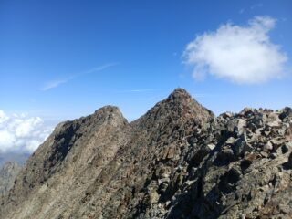 Ultime roccette prima della vetta
