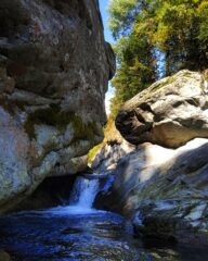 Primo toboga con masso sferico