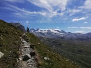 sul sent. 65: sfondo Braithorn e Gobba di Rollin