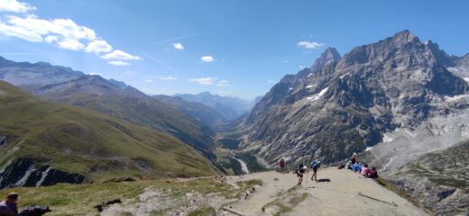 Panorama sulla val Ferret dall omonimo colle