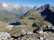 i Lacs de Fenetre visti dalla Tete de Fonteinte