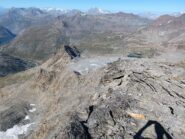 Il crestone che abbiamo in gran parte risalito.