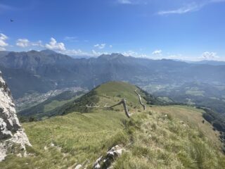 Panorama poco sopra lo scheletro