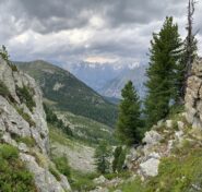 Vista dal colle vicino All Croix de Folliet a m. 2302 verso NO