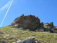 la cima vista dal lato della discesa