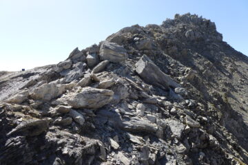 Ultimo tratto per in Monte Fourchon