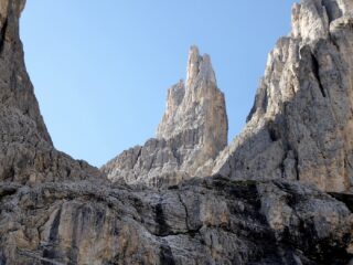 Incomparabile visione delle Torri del Vajolet.