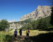 Rientro sotto Les Tenailles