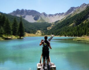 Al lago Orceyrette