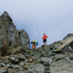 Colle tra la piccola e la grande Uja.