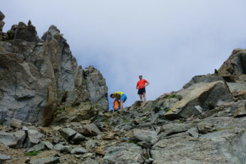 Colle tra la piccola e la grande Uja.