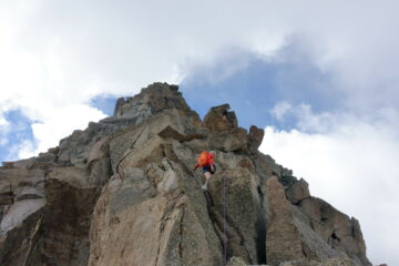 Breve passo di arrampicata.