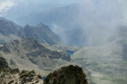 Il lago di Valsoera dalla vetta.