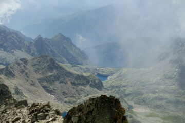 Il lago di Valsoera dalla vetta.