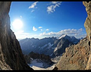 Panorama sulla Barre des Ecrins
