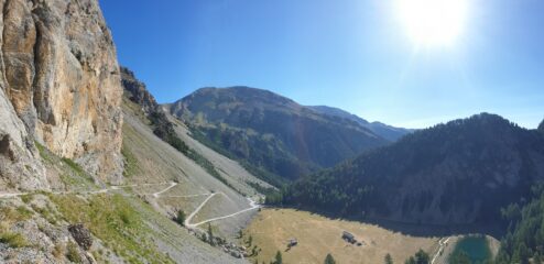 la pista per gli Chalet de Clapeyto