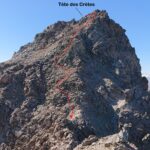 Il tratto di discesa poco solido