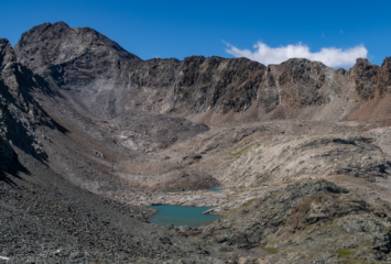 Scatto verso la Lavina, in una pausa tra gli sfasciumi 