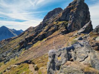 partenza dal colle