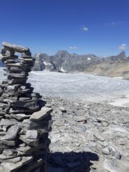 Dalla Roche Ferran, vista sul ghiacciaio omonimo