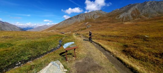 Sentiero dopo il rifugio Agnel
