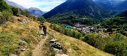 Splendida e panoramica discesa su Castello