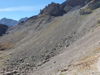 Percorso verso il Colle dell'Infernetto 