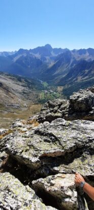 il fondo valle: Chiappera e il Lago di Saretto