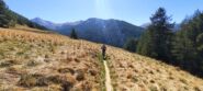 Sul traverso sopra il fondovalle 