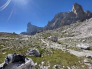Vista dalla conca oltre il rifugio