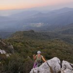 In uscita dalla Destra del Fò con Brinzio e Luino sullo sfondo