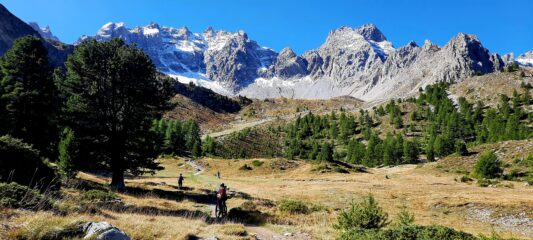 Pedalando al cospetto del gruppo della Font Sancte