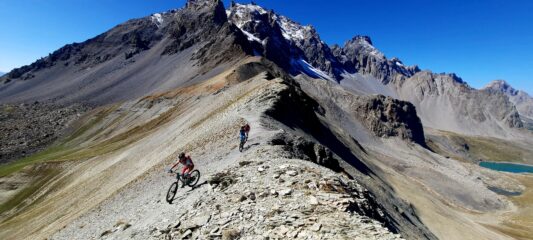 Tratti ciclabili sopra il colle