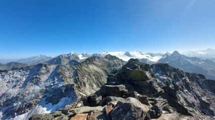 Dalla cima Sud verso il Ruitor