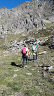 salendo al colle del Vallonetto..