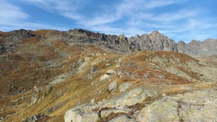 i pendii da risalire per attraversare al lago