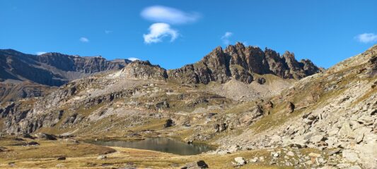 Uno dei laghi alla partenza, 2460m circa