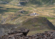 Vista verso il rifugio