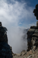 La bocchetta prima del tratto finale