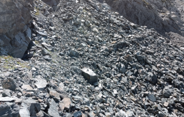 Tratto di sentiero - traverso sotto il canale