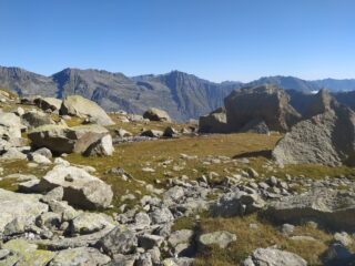 Primo pianoro del vallone d'Umbrias.