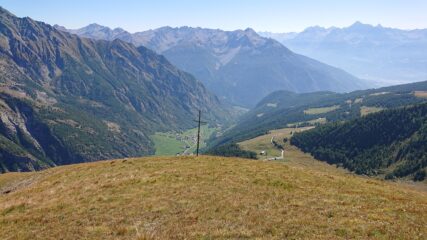 Ollomont dalla croce del Monte Rotondo