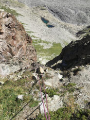 Canale di discesa visto dall'alto