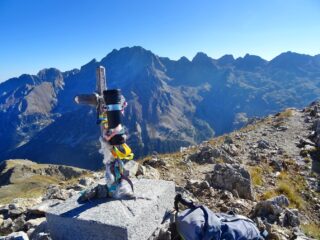 Dalla vetta la corona dei 3000 dall'Argentera al Brocan