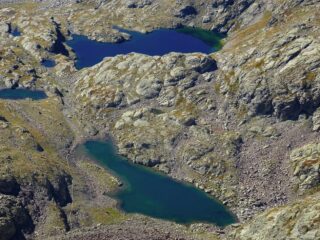 i laghi dalla cima