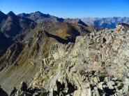 la breve cresta che collega il Peiron alla testa delle Garbe