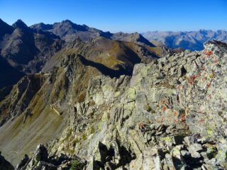 la breve cresta che collega il Peiron alla testa delle Garbe