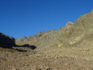 La cresta salendo al mattino